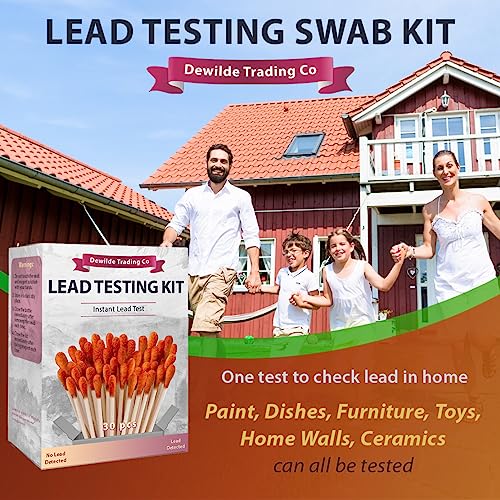 Lead Testing Kit - Lead Paint Test - 30 Test Swabs for Paint and Dishes - Thumbnail 6