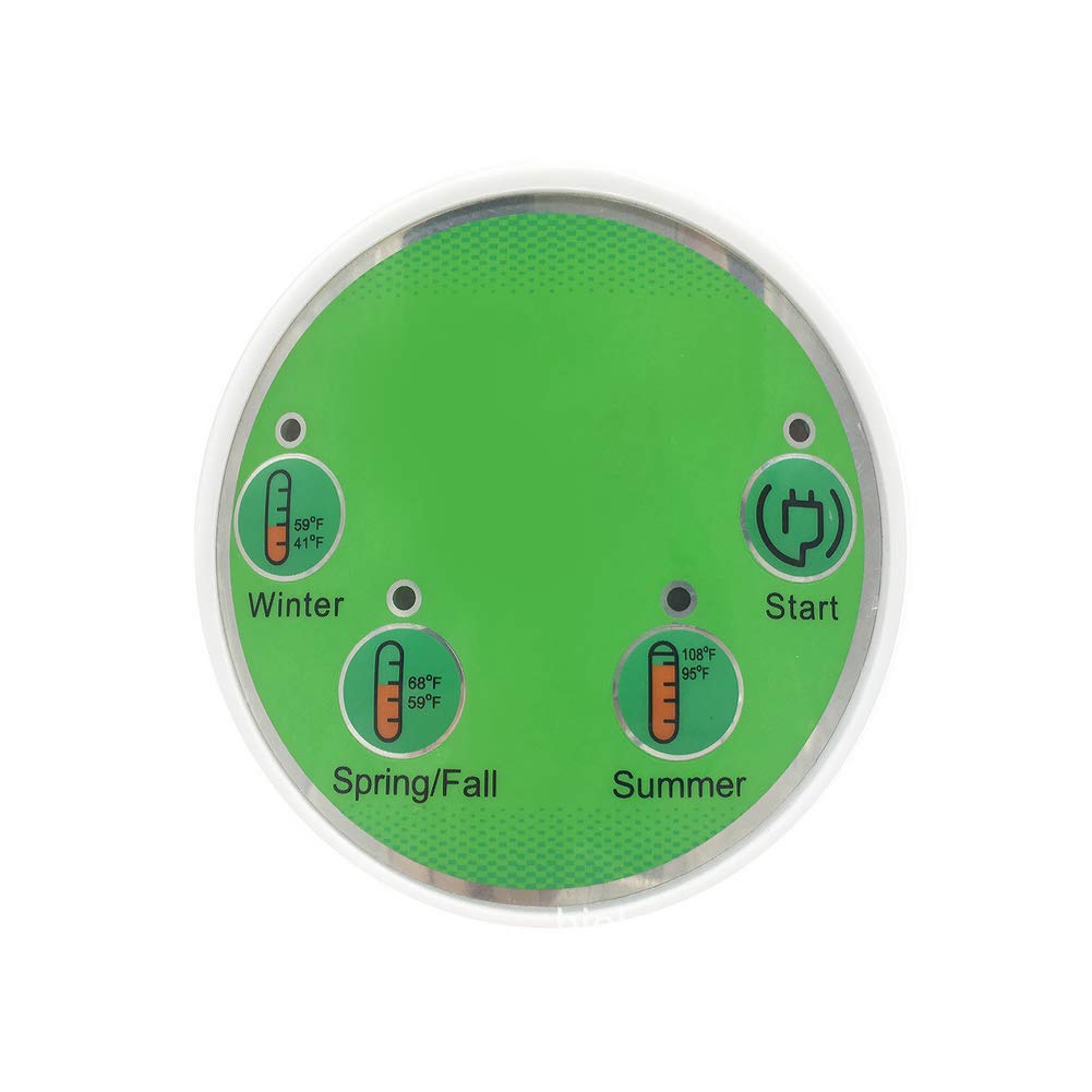 Máquina automática de brotes de plástico Verde, Fabricante de brotes de Soja Duradero Inteligente Seguro, para el hogar de brotes de Soja(European Standard 220V)