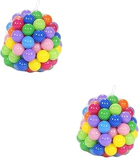 Toyvian 100 Peças Brinquedos De Bola Oceânica Para Bebês Tenda De Princesa Para Meninas Mini Cercadinho Para Bebês Bolas Sensoriais À Prova De Esmagamento Bolas De Plástico Macias