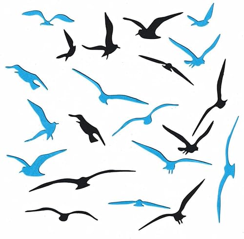 Miniatura 5 de Troqueles de metal Sea Mew Seafull - Troqueles de gaviota, plantillas de molde de plantillas para manualidades, manualidades, manualidades,