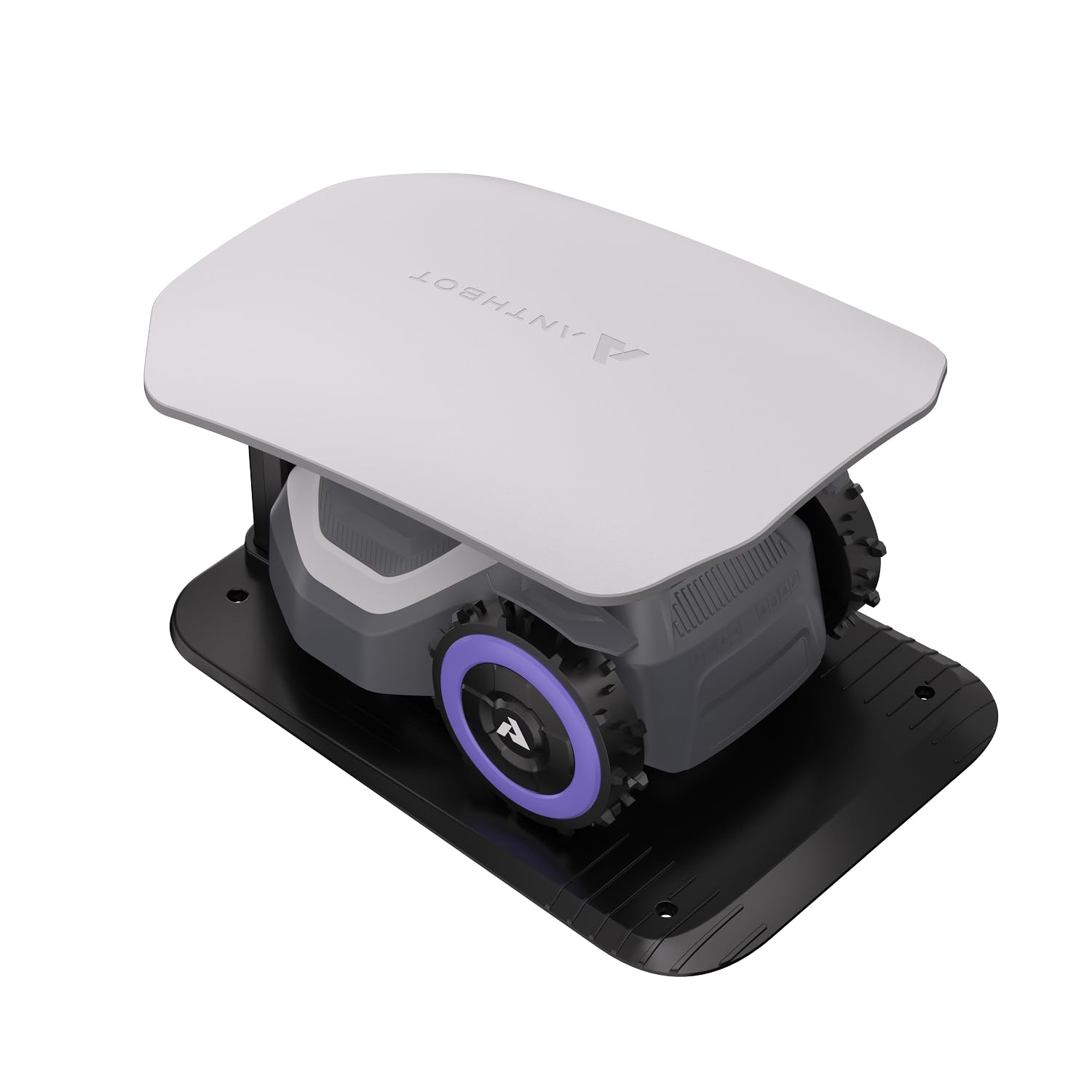 M9 Robot Lawn Mower with Garage,RTK+NRTK Navigation Perimeter Wire Free 1/4 Acre, Vision Obstacle Avoidance Robotic Lawnmower with Automatic Mapping Zone Division, 45% Slope, App Control