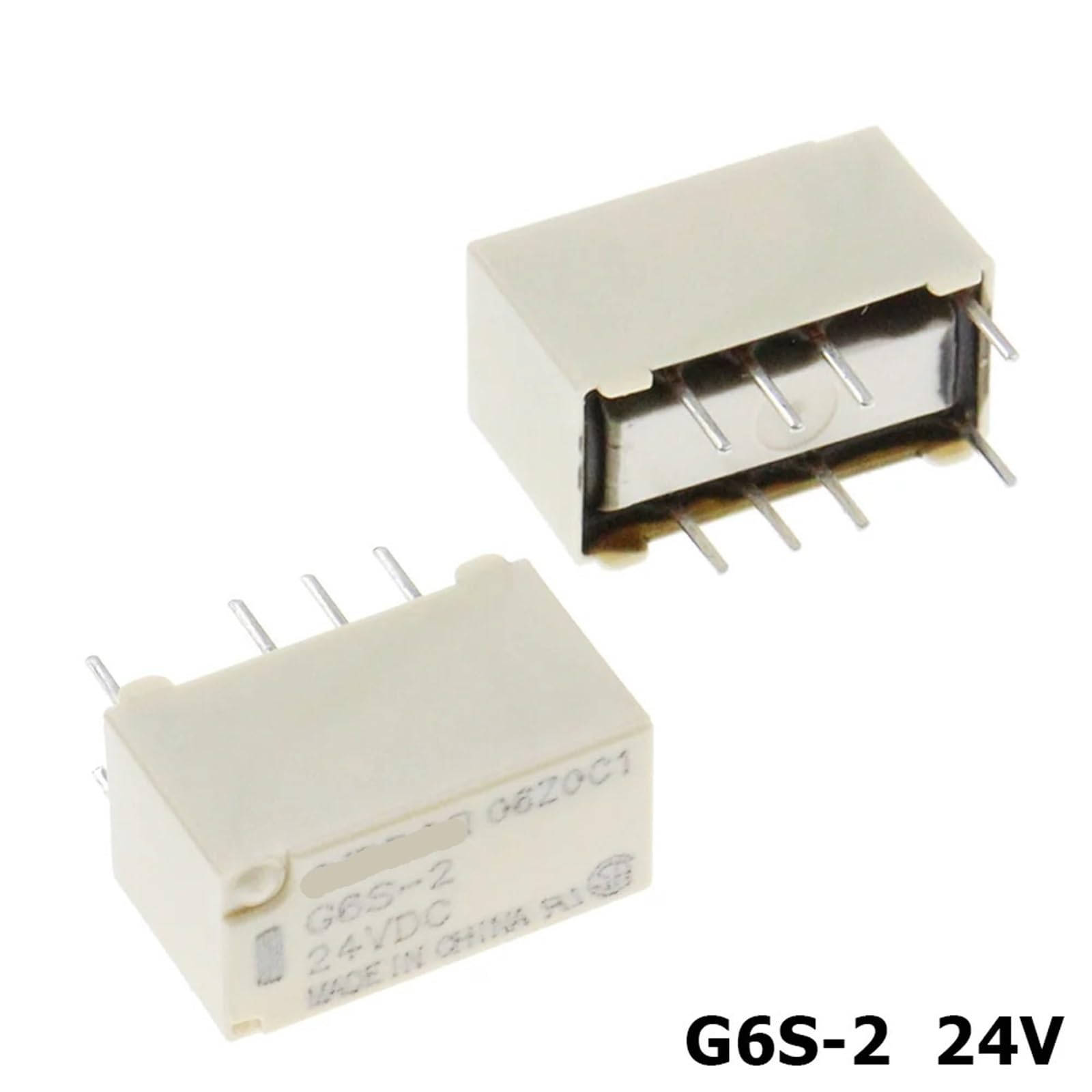1 pz 5V/12V/24V Relè G6S-2-5VDC G6S-2-12VDC G6S-2-24VDC 250VAC/DC220V 8PIN Mini Interruttore di Segnale Relè 2A(24V)