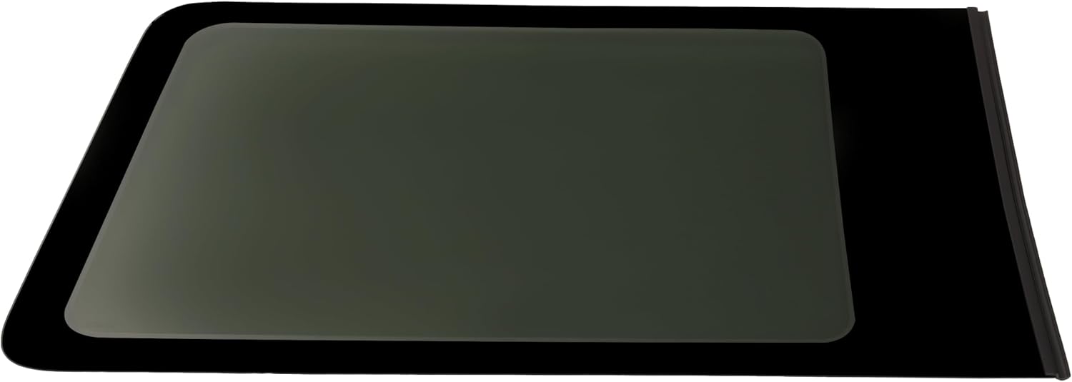 ALMULOO Rear Passenger Side Sliding Door Window Glass Compatible with 2015-2023 Ford Transit 110.2" High-Roof 100.8" Mid-Roof (Not for Connect/Low-Roof) Privacy Body Side Glass - Right