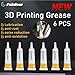 Sahvaim 3D Printer Part High Performance Synthetic Lubricant Gear Grease Optical Axis Grease for Bambu Lab Series/Creality Ender 3/Ender 3 Pro/Ender 3 V2/Ender 3 S1/K1/Ender 3 V3/Kobra s1 Series