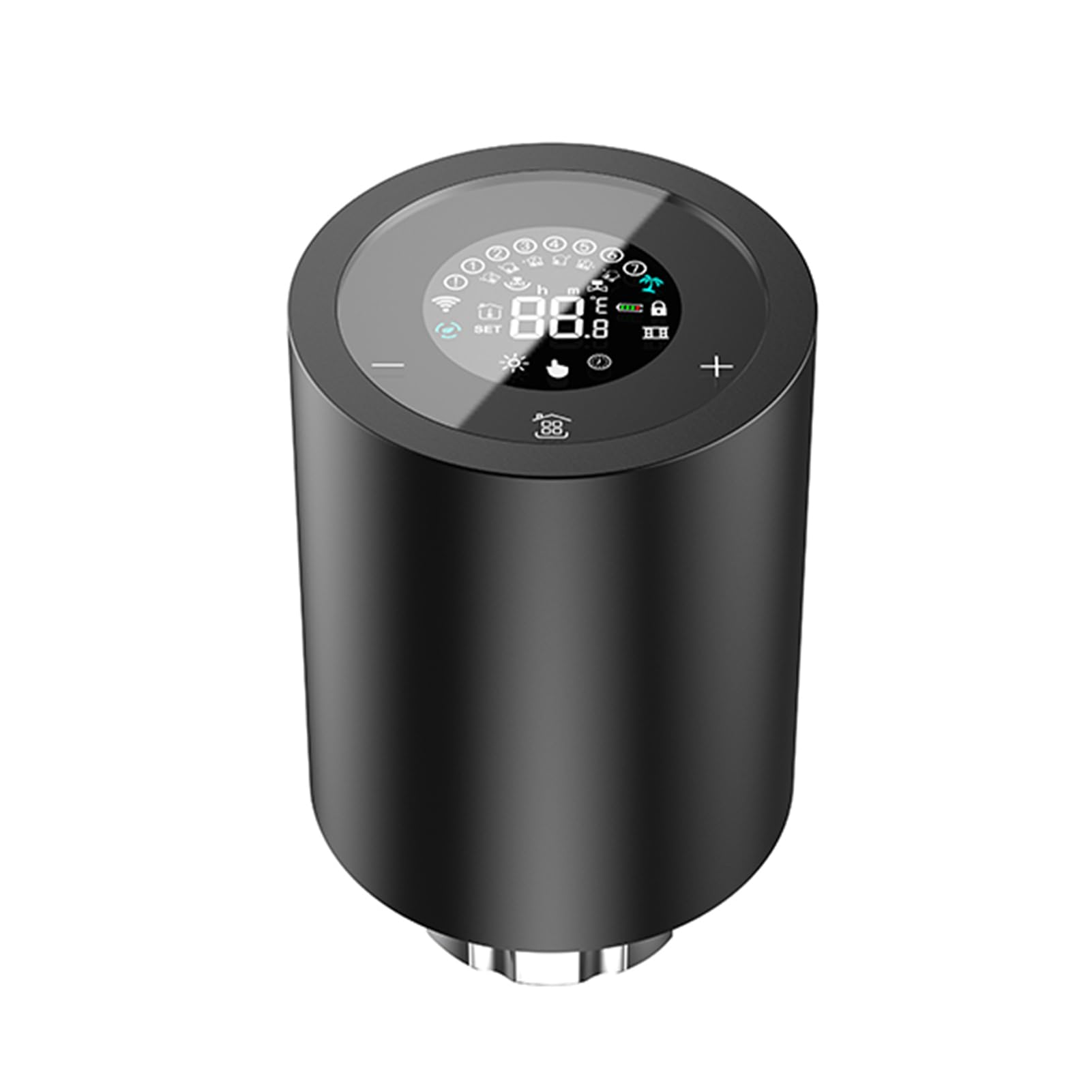 Eacam Valvola Termostatica per Radiatore con Controllo Intelligente della Temperatura, Funzione di Riscaldamento Rapido, Motore Ultra Silenzioso, Casa Intelligente Compatibile con e (#2)