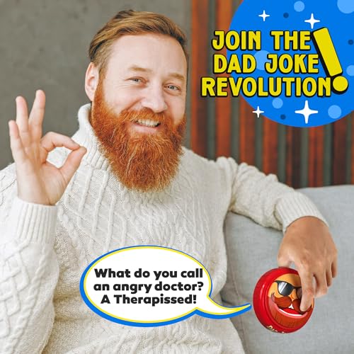 Dad Gifts for Fathers Day - 100+ Dad Jokes in a Button with Record Function - Funny Gifts for Papa, Grandpa, Husband from Daughter, Wife, Sister - Mens Birthday Gift Ideas - Best Gag Present 2026 - image 7