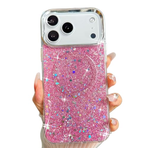 Esakycn �O���b�^�[�P�[�X Samsung Galaxy A17 / A26 5G 6.7�C���`�p MagSafe�Ή� �V���C�j�[ �L���L�� �L���L�� ���f�B�[�X �K�[���Y �L���[�g �\�t�g TPU �X���� �ϏՌ� �ی� ���C�d�b�J�o�[�s���N2