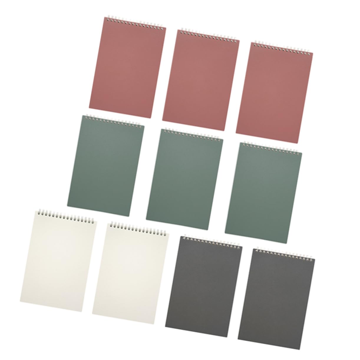 SEWACC 10 pièces Carnet Ligné de Notebooks Minimalistes Pratiques pour Écrire et Journaling Maison École Parfait pour Étudiants et Environnements