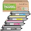 Cartuchos de tóner compatibles TN229XL TN229 paquete de 4 piezas de repuesto para impresora Brother MFC-L3720CDW MFC-L3780CDW HL-L3280CDW HL-L3220CDW HL-L3300CDW, BK/C/M/Y