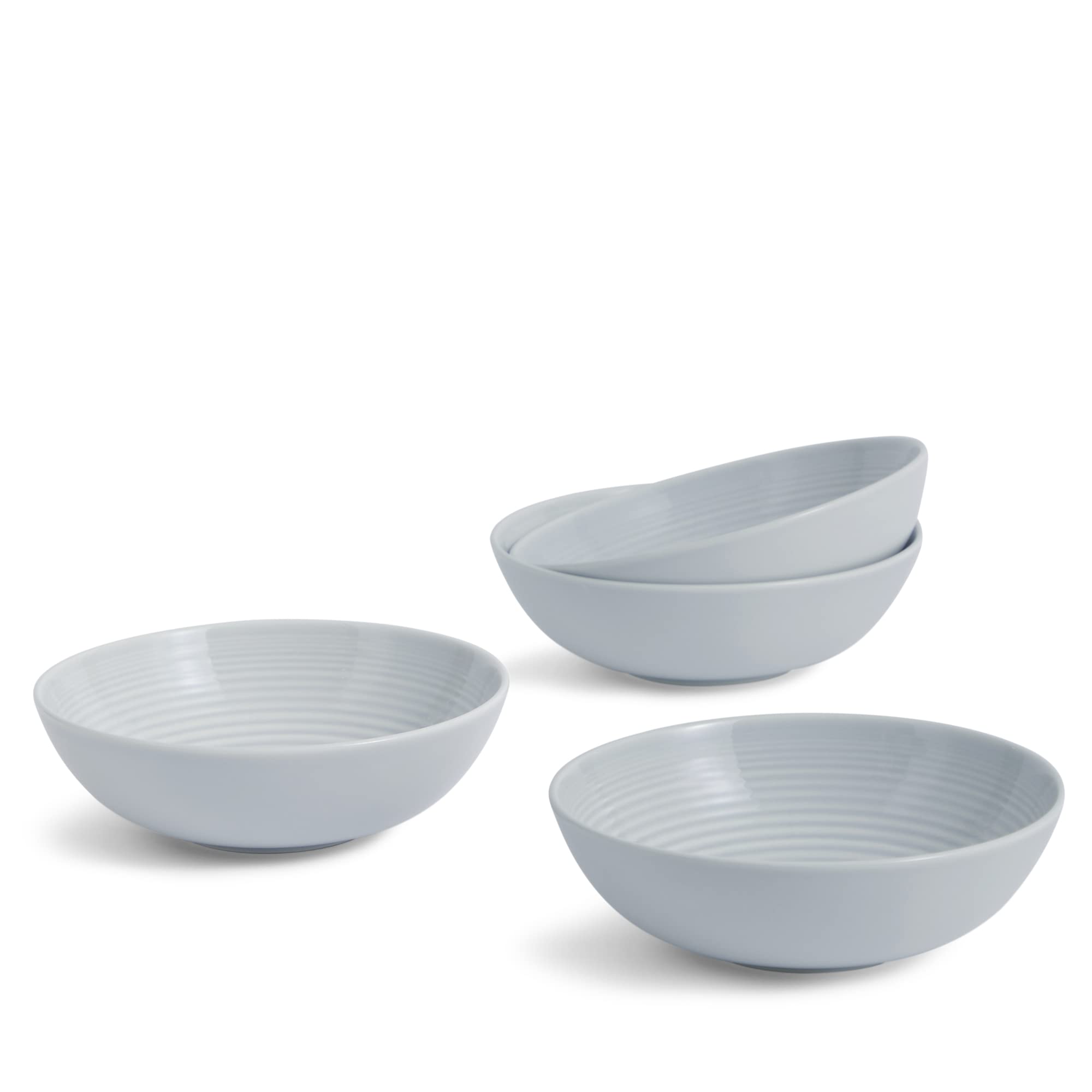 Royal Doulton Exklusiv für Gordon Ramsay Maze Müslischalen, hellgrau, 4 Stück, 17,8 cm