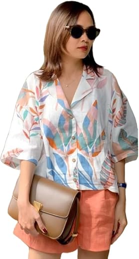 ANNI Designer Women's Tunics Tops Rayon Viscose Printed Short Shirt for Women | Regular | Formal |Party Western Stylish| T...