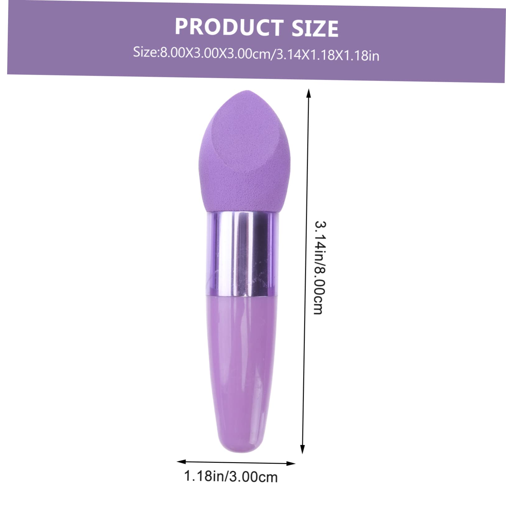 SOESFOUFU 3pcs Beauty Pen Set Makeup Sponges Handles Makeup Tools for Women Sponges Brushes