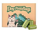 PURENV 360 Biodegradables Bolsas Caca Perro, Extra Gruesa Prueba de Fugas Bolsas Hecho de la Mezcla de almidón de maíz...
