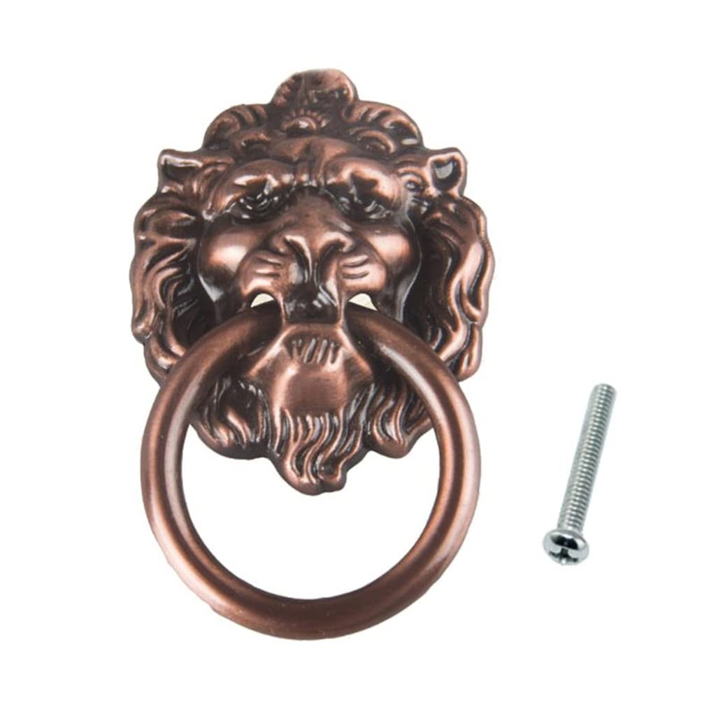 Boutons et tire antique bronze tête de lion pour tiroir armoire commode et poignées de porte