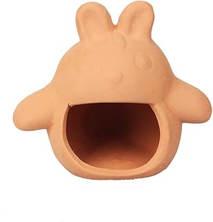 OMEM Reptile Aquarium Decor for Terrarium Ceramics Spider Scorpion Betta Fish Shrimp Crab Humid Hide Habitat Ornaments