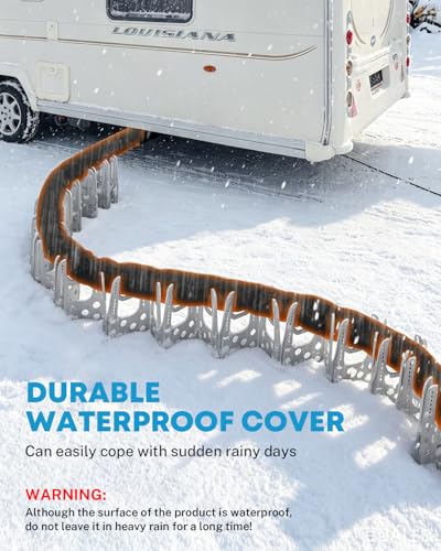 Image of Kohree 10FT Heated RV Sewer Hose Sleeve, RV Winter Accessories for RV