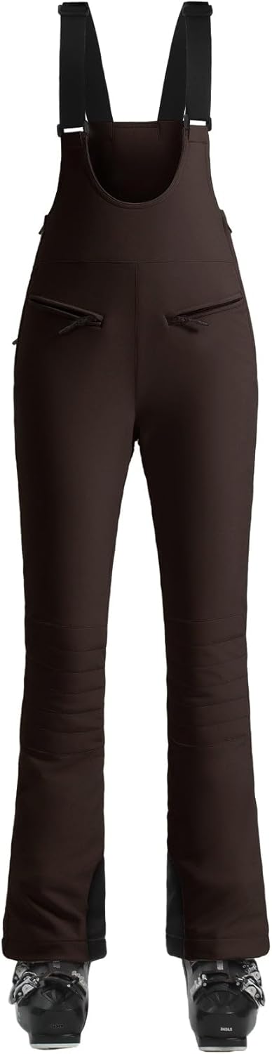 GSOU SNOW Womens Ski Bibs Snow Pants Snowboard Slim Overalls Insulated Waterproof Windproof Warm Winter