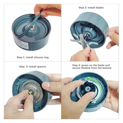 Recambio vaso licuadora compatible NutriBullet 18oz-32oz miniatura 4