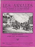  Les annales de Nantes et du pays nantais n° 206 1982 Chantenay Hier et aujourd\'hui