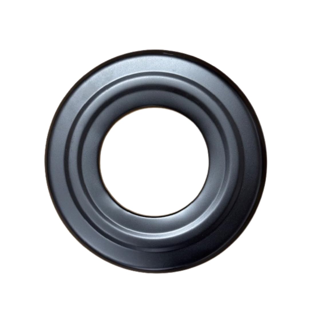 Rosone a Muro per Fumisteria Verniciato – in Acciaio al Carbonio SP. 20/10 – per Stufe a Legna – Copertura Foro di Passaggio Tubi – Diametro 150mm