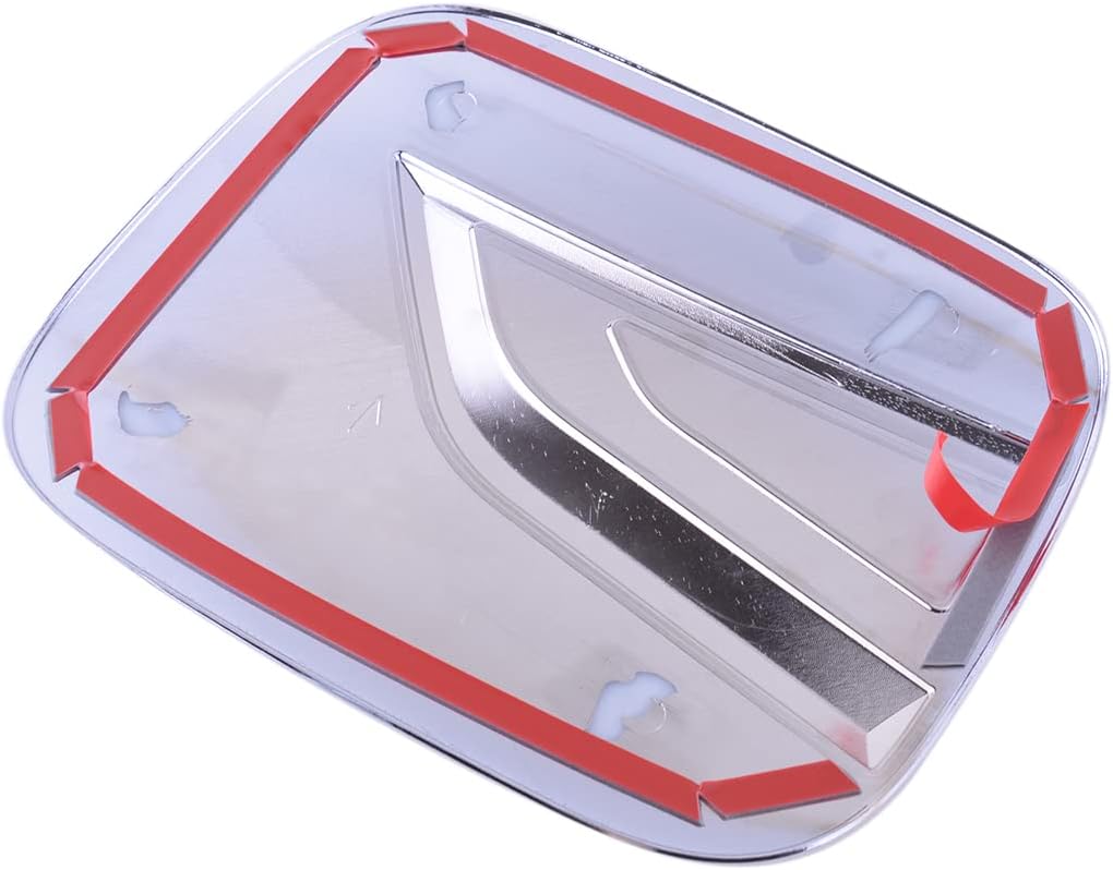 beler Chrome ABS Gas Oil Fuel Tank Cap Cover Trim Compatible for Toyota Highlander 2021-2022