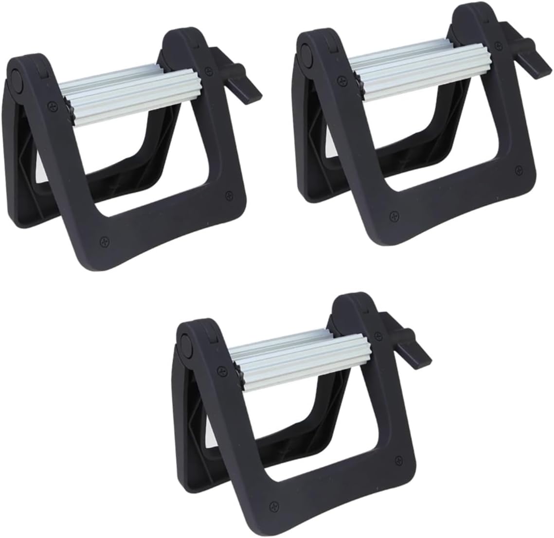 3 pcs Durable Rolling Toothpaste Squeezer for Hair Dye Cream Tubes Ergonomic Design for Effortless Use Bathroom Salon for Lotion Tubes Black