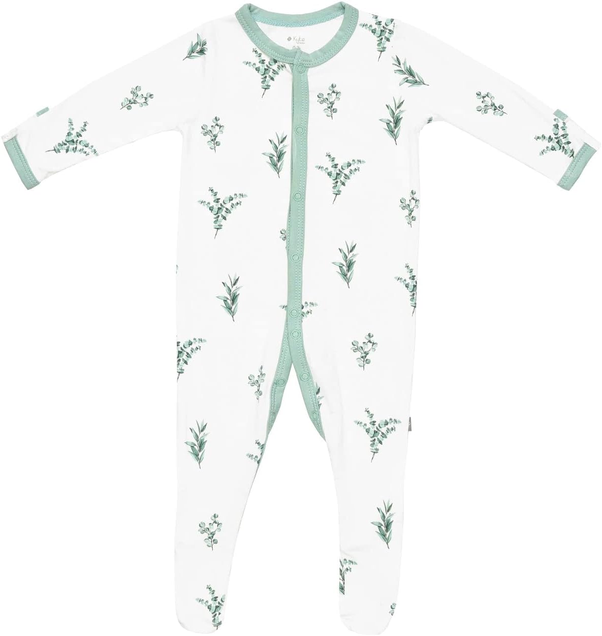 KYTE BABY Unisex Footie, Rayon Made From Bamboo, Snap Closure,0-24 Months