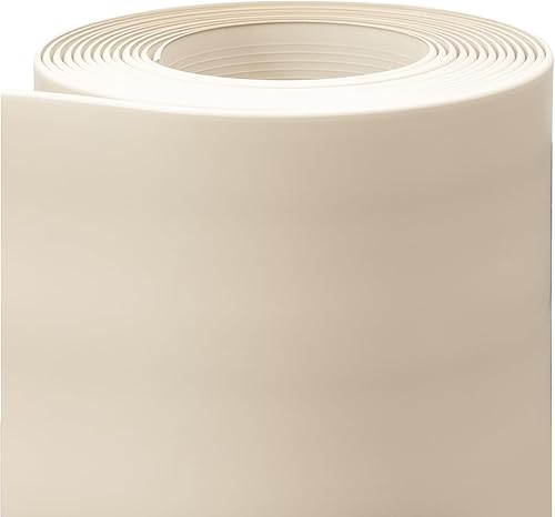 Miniatura 3 de Mohawk Moldura de base de pared de vinilo en rollo crema de 4 pulgadas de ancho x 120 pies de largo un rollo por caja