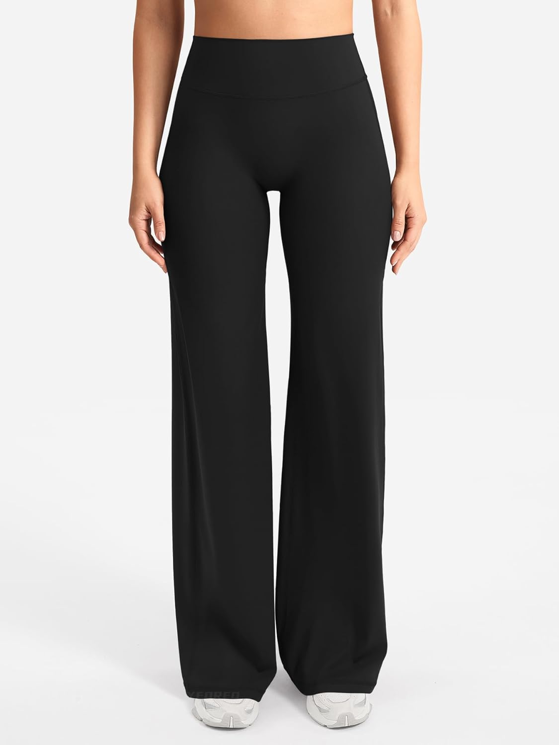 YEOREO Straight Leg Leggings with Pockets Cargo Workout Leggings for Women No Front Seam Hidden Scrunch High Waist Yoga Pants - Image 4