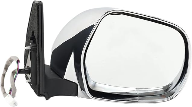 Power Folding Side View Mirror Assembly Compatible with Toyota Land Cruiser Prado J120 120 Series 2002-2010, 5-Pin Door Replacement1pc right