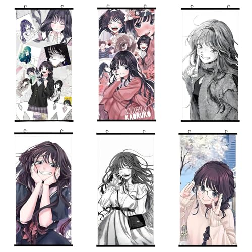 [SDCADQ]和栗薫子 グッズ 掛ける絵 タペストリー 布ポスター 壁掛け アートポスター 薫る花は凛と咲く 多機能 部屋 壁飾り 装飾画 家の装飾画 誕生日プレゼント 贈り物 キャンバス寝室の装飾風景 萌えグッズ 非公式 (40*80cm,2)の商品画像（Amazon）