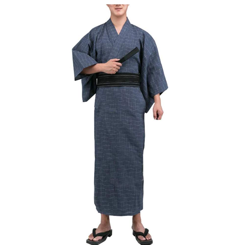 Jinbei japońskie japońskie kimono Yukata Home Robe Piżama szlafrok poranny # 11 [rozmiar M], pumpkin, m