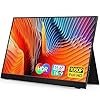 VILVA Monitor portátil para laptop – 15.6″ 1080P FHD IPS Display USB-C HDMI Monitor portátil para laptop con cubierta y altavoces, monitor externo para laptop/PC/Mac/teléfono/Xbox Switch/PS4/