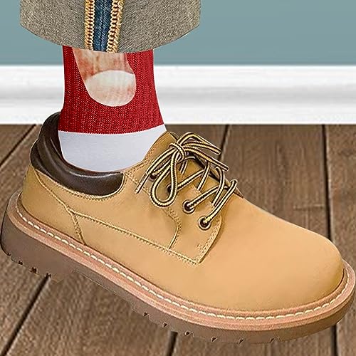 Rhuyoshn 2 Pairs Show Off Socks, Valentines Novelty Funny Socks Fashion Mens Dress Sock Fun White Elephant Gag Gift #TOP2