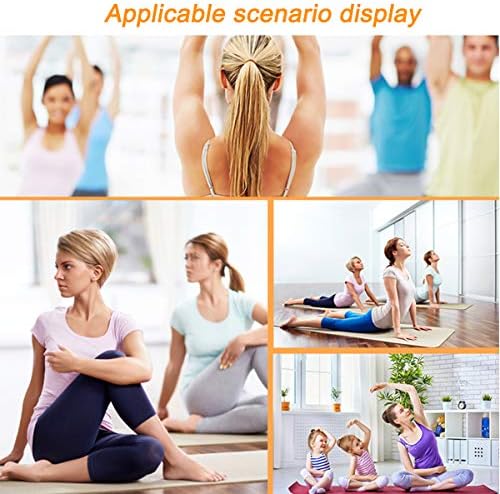 4 Pairs Non Slip Yoga Socks for Women, Pilates Socks with Grips, Grip Cotton Socks for Running, Dance, Ballet, Sports, UK Size 4-7