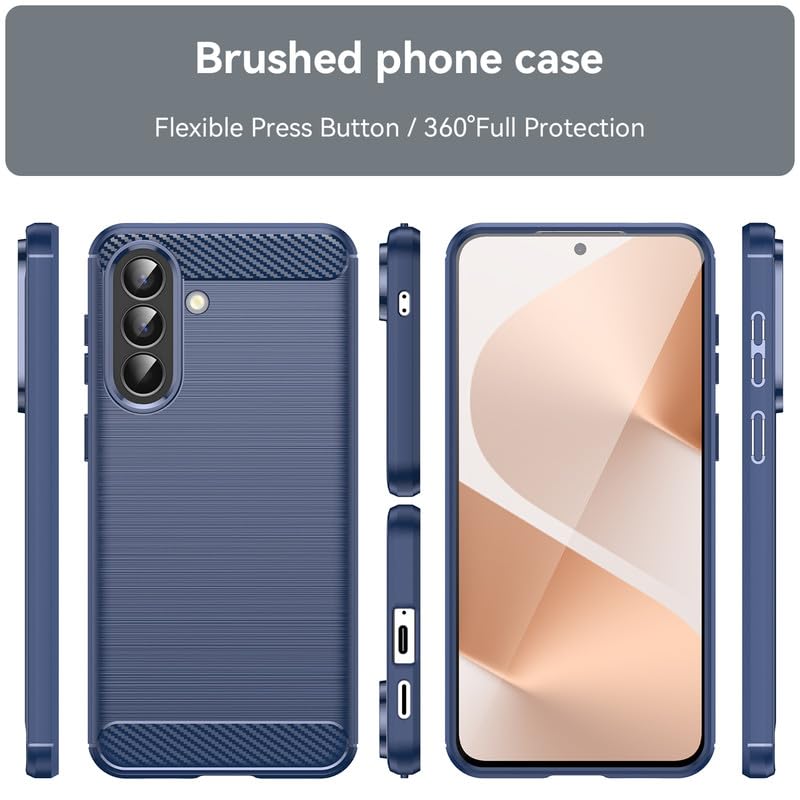 Image of Basic Case for Samsung Galaxy A37 5G (Carbon Fibre Blue)