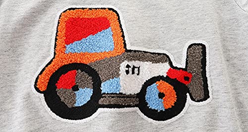 Image of Toddler Boy's Cotton Crewneck Long Sleeve Sweatshirt