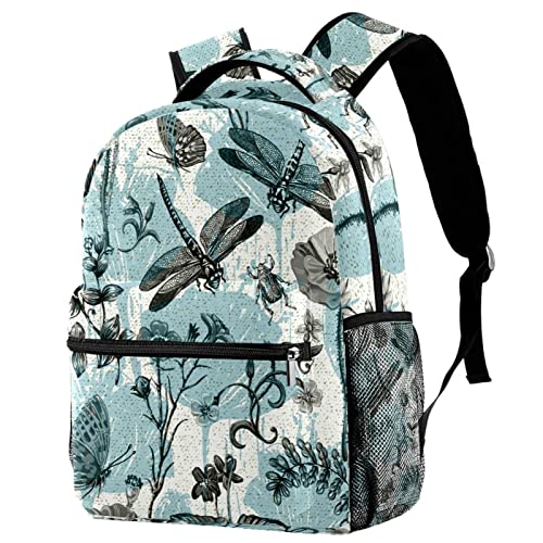Sac à dos voyage libellules idéal pour sorties scolaires et loisirs