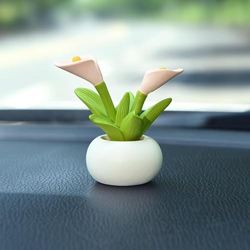 GLDNTM Mini Calla Lily Potted Planter Decor
