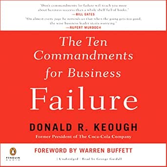 The Ten Commandments for Business Failure main image 0