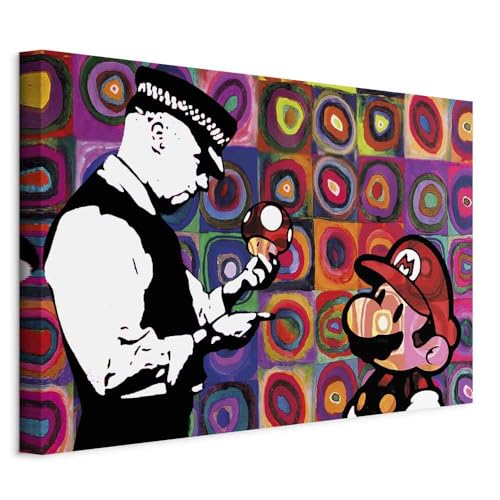 murando - Quadro Acustico Astratto 1 pezzo schiuma acustica Quadri Moderni Camera da Letto Matrimoniale - Stampa su Tela - Pannelli Fonoassorbenti Decorativi - Fonoassorbente Acustiche