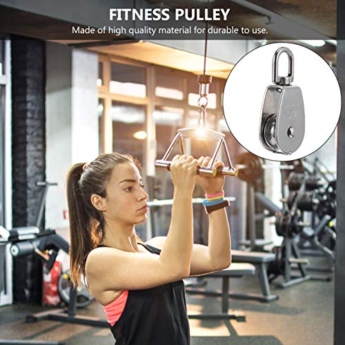 BESPORTBLE Polia de Rolamento Polias Giratórias de Aço Inoxidável Rolamento Duplex Destacável Rotaçã