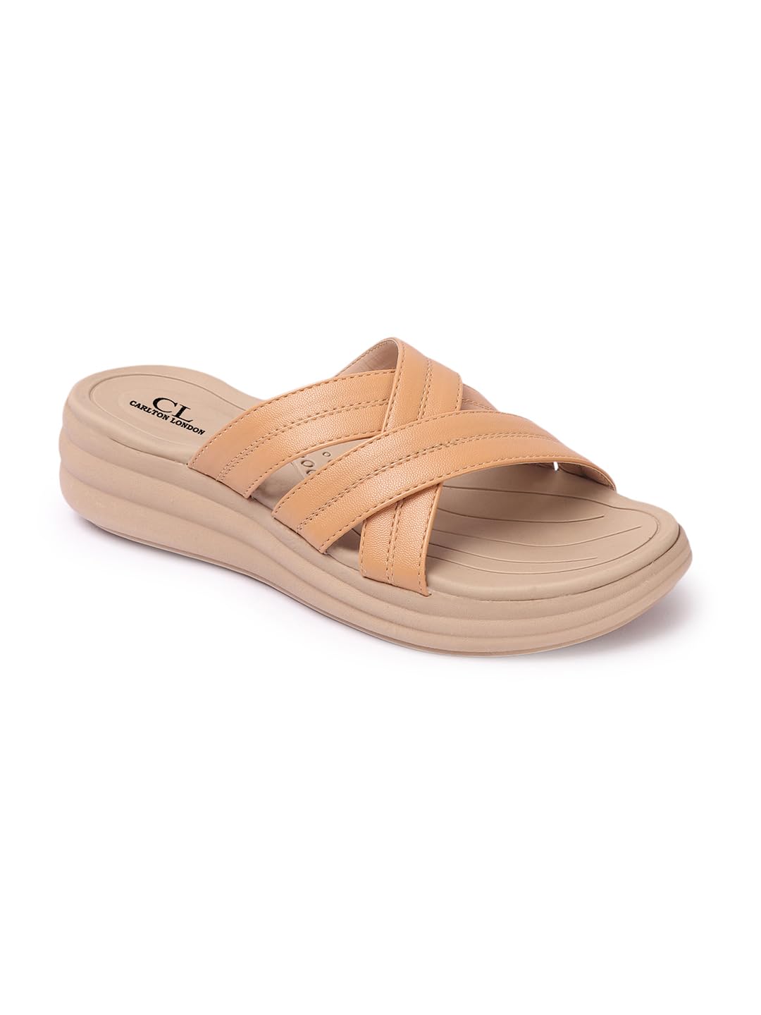 carlton london Women Comfortable,Flats,Round Toe,Slip On,fashion Sandal for Daily use, Office use, Casual use-picture-25