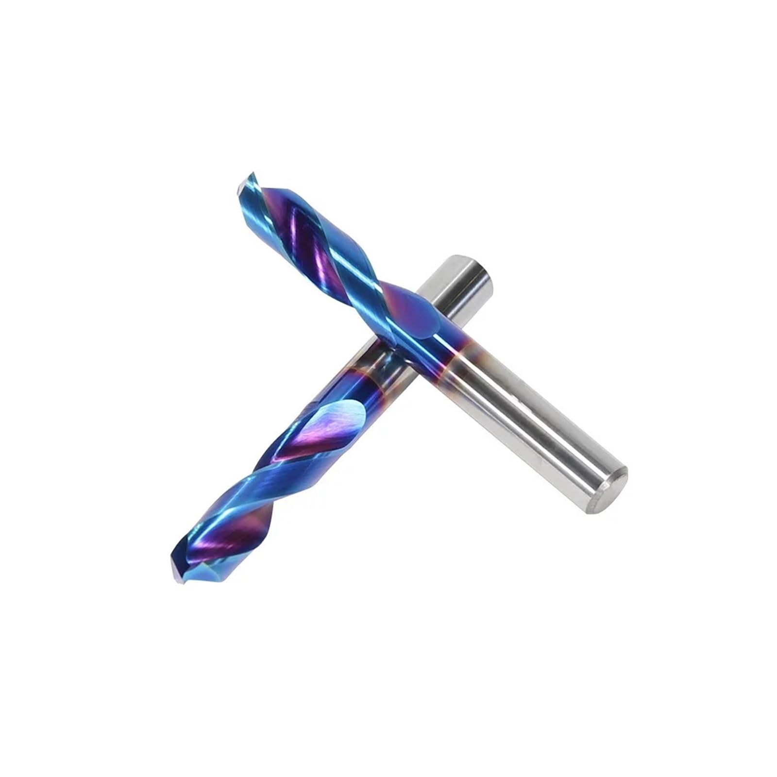 Punte da trapano in carburo di tungsteno HRC65°, 1,0-20,0 mm - Utensili di perforazione di precisione per metalli per tornio CNC e lavori in acciaio duro(10.6mmx38x75L)