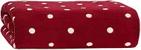 Manta Cobertor Em Microfibra Dyuri Mix 180x200cm Toque Aveludado Estampada Em Bolinhas Poa 1 Peça | ADMIRARE (VINHO)