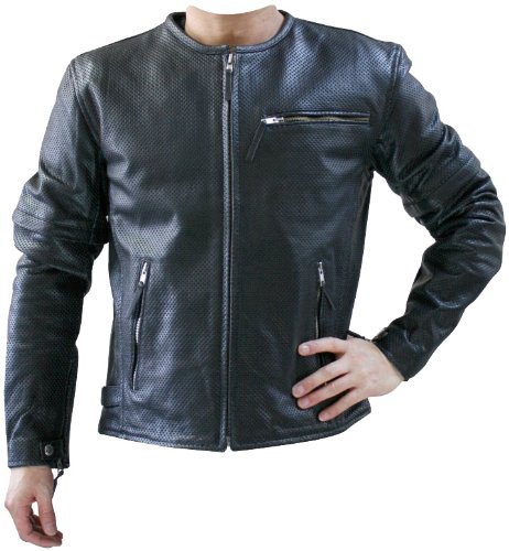 Amazon | モトフィールド(MOTO FIELD) パンチングレザージャケット(袖