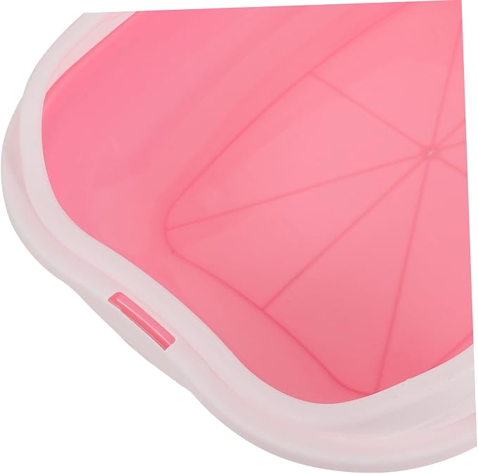 Arenero para gato Ipetboom plástico rosa medio cerrado miniatura 3