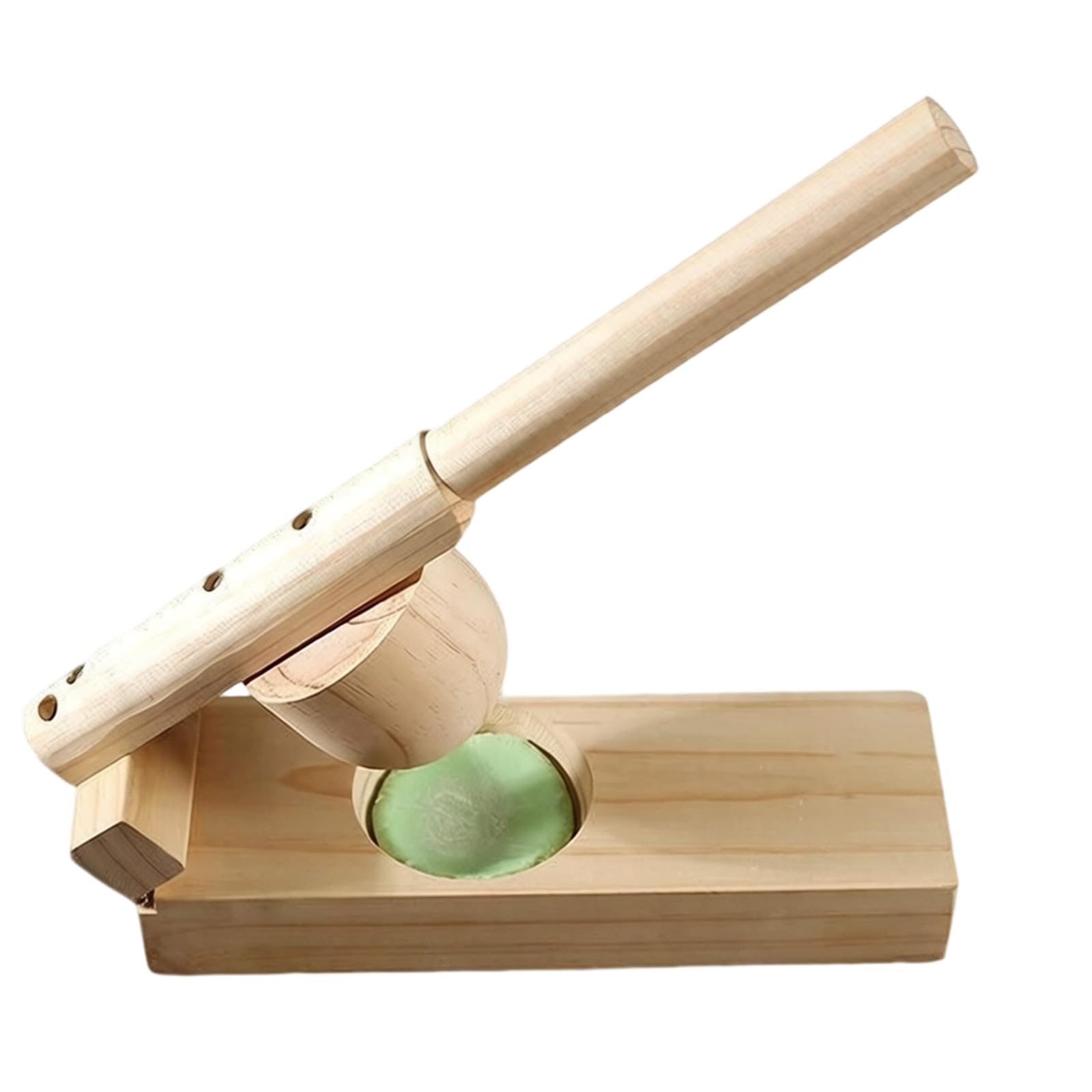 HZBB Wood Dumpling Skin Maker for Perfectly Uniform Dough Wraps Every Time Uniform Dumpling Wrapper Maker