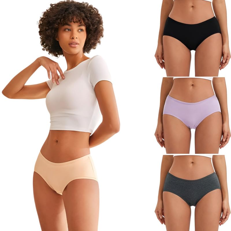 ck innerwear Women's Underwear Cotton Hipster Panties Ladies Panties (Multicolour)-picture-36