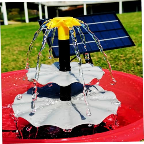 Kit de fuente de agua solar de 4 W con panel separado y cable de 3 m para estanques y jardines 6
